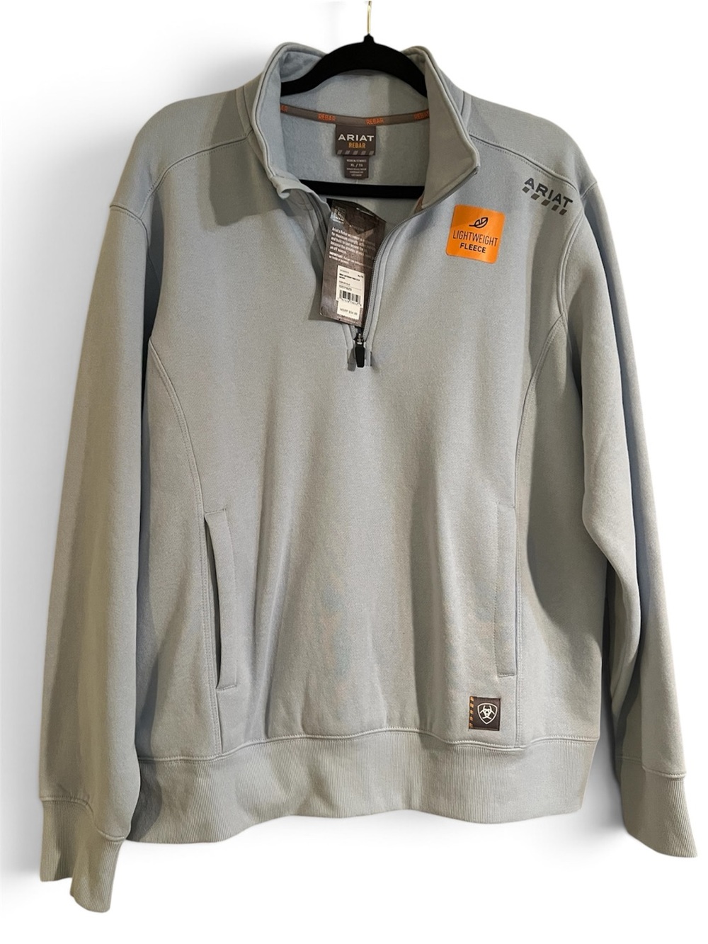 Ariat Light Blue Half-Zip Pullover